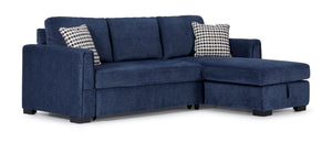 Vance Pop-Up Sofa Bed - Blue