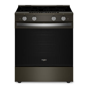 Whirlpool Black-on-Stainless Slide-In Electric Range (5.3 Cu.Ft.) - YWSES7530RV