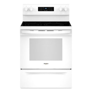 Whirlpool White Electric Freestanding Range (5.3 Cu.Ft.) - YWFES5030RW