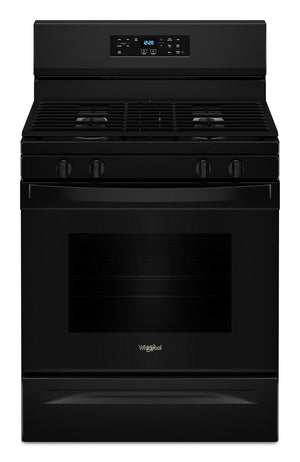 Whirlpool Black 30" Gas Range (5.0 Cu Ft) - WFGS3530RB