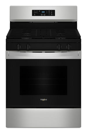 Whirlpool Stainless Steel 30" Gas Range (5.0 Cu Ft) - WFGS3530RS