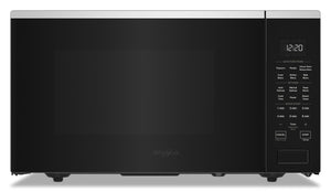 Whirlpool Black Countertop Sensor Cooking Microwave (1.60 Cu Ft) - YWMCS7022PB