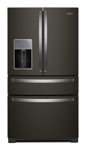 Whirlpool Black Stainless French Door Refrigerator (26.2 Cu.Ft.) - WRMF7736PV