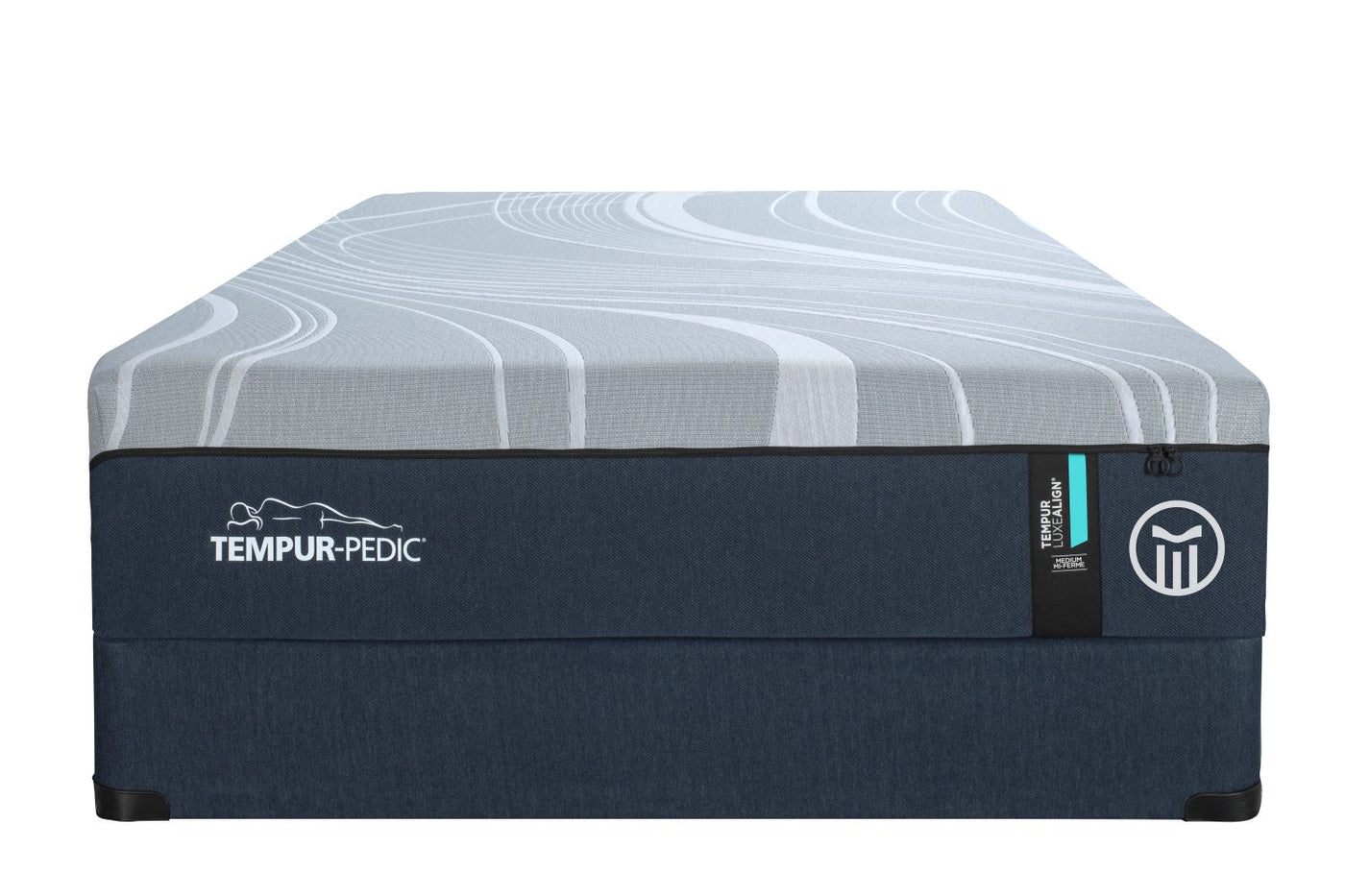 Tempur-Pedic LuxeAlign® 2.0 Medium Hybrid 13" King Mattress and Boxspring Set 13"