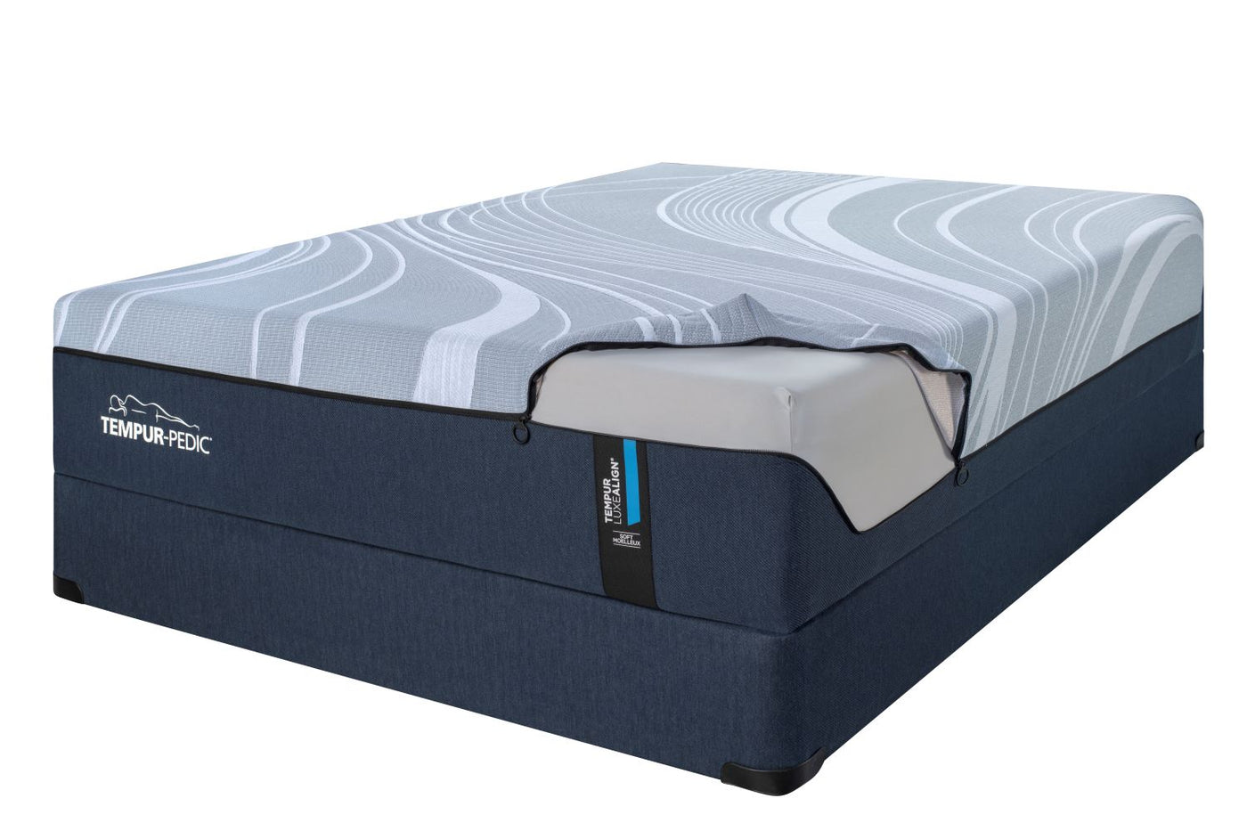 Tempur-Pedic LuxeAlign® 2.0 Soft 13" King Mattress and Boxspring Set