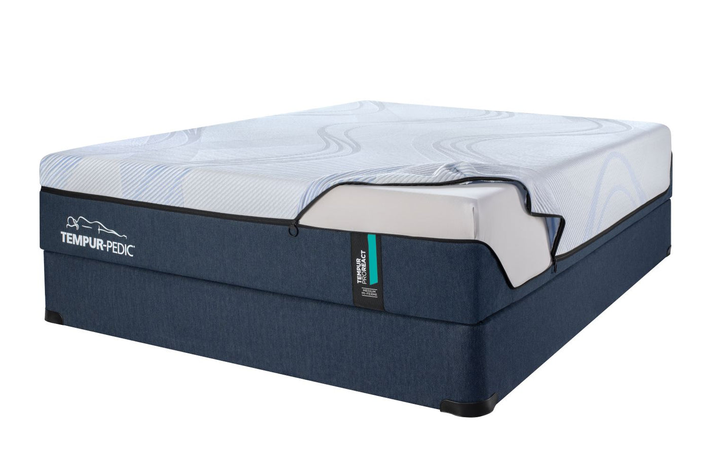 Tempur-Pedic Pro-React 2.0 Medium Full Mattress and Boxspring Set