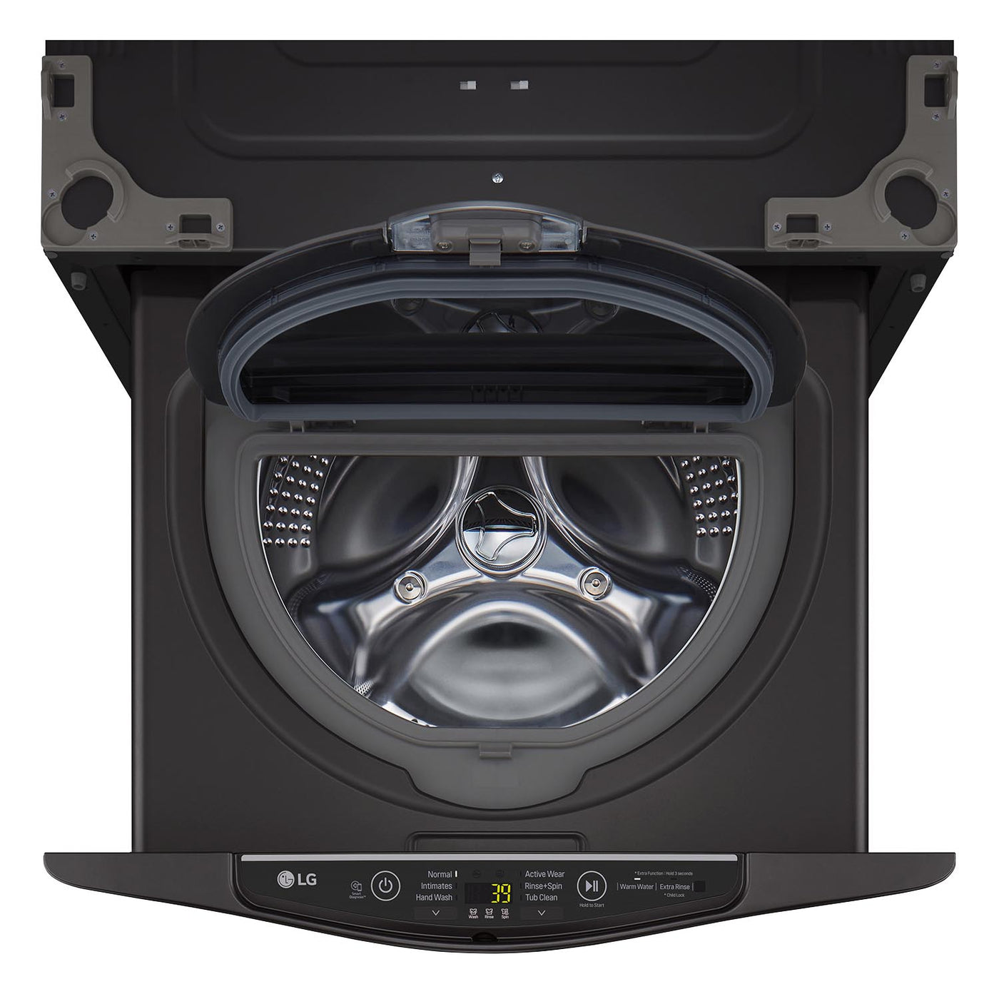 LG Black 29" SideKick™ Pedestal Washer (1 Cu. Ft) - WD200CB