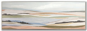 Rainbow Lake Wall Art - Multi Coloured - 60 X 21