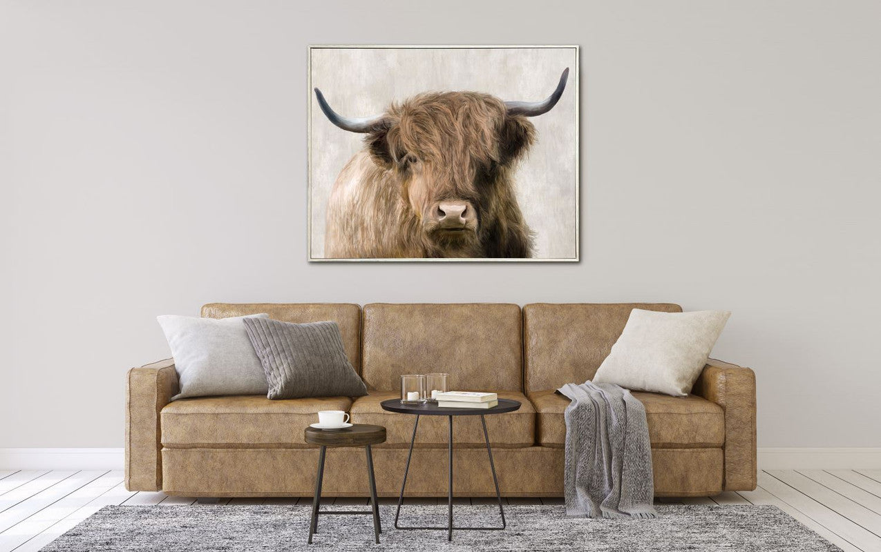 Scruffy Wall Art - Brown - 41 X 33