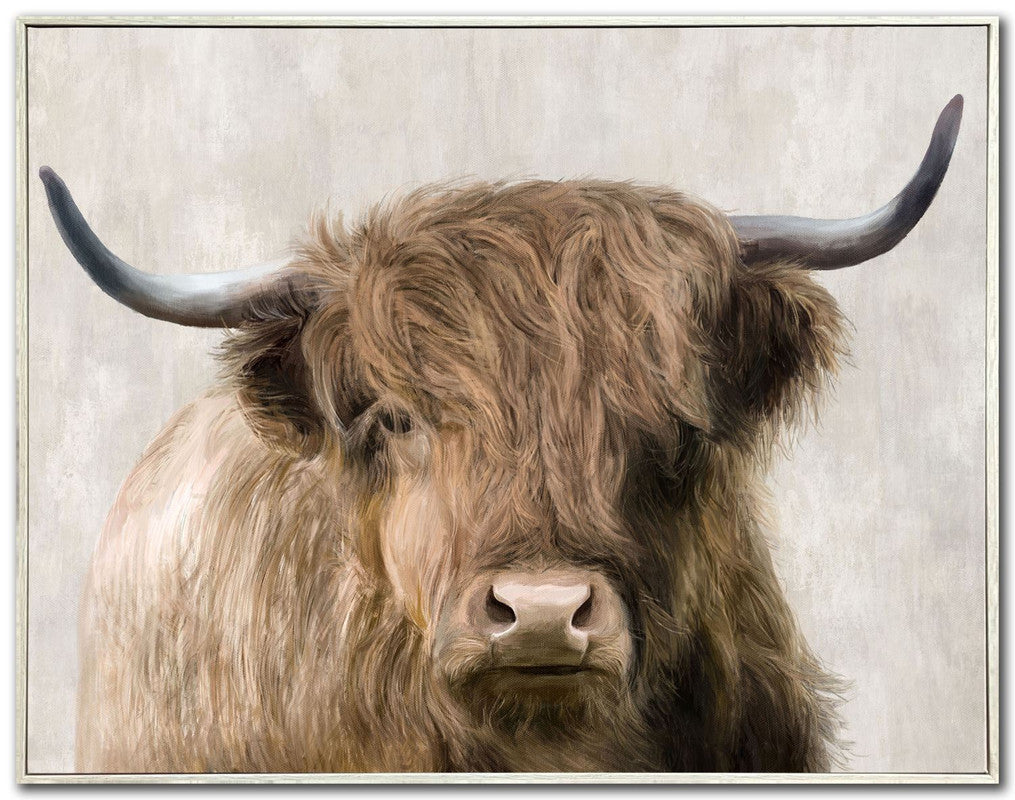 Scruffy Wall Art - Brown - 41 X 33