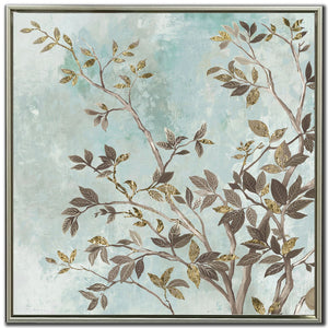 Branches I Wall Art - Blue/Grey - 33 X 33