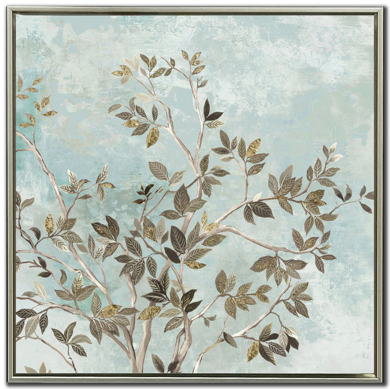 Branches II Wall Art - Blue/Grey - 33 X 33