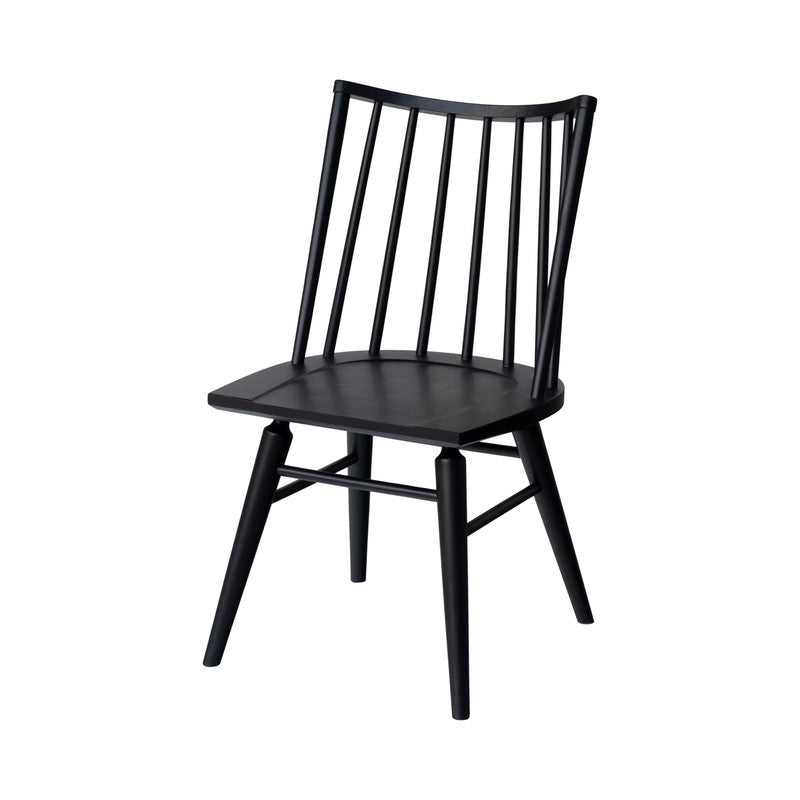 Amalien Dining Chair Set - Black - Set of 2