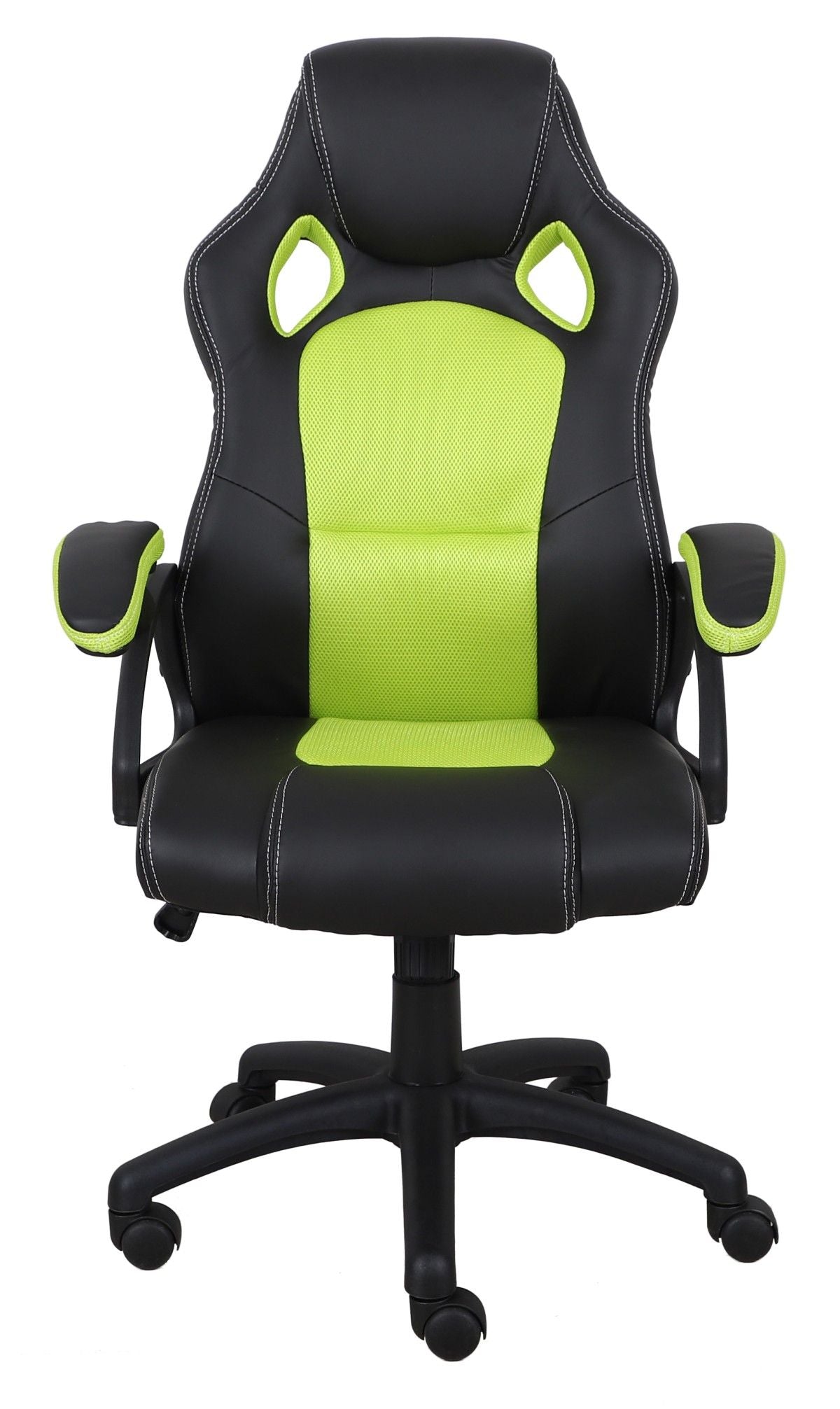 Miles Gaming Chair - Green and Black