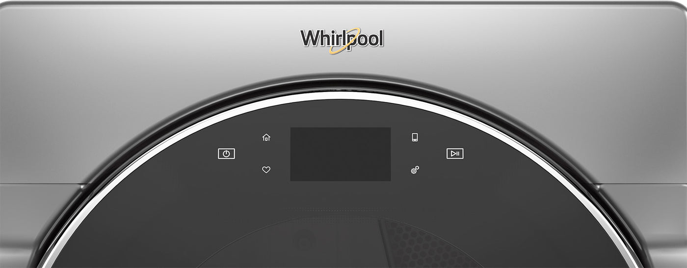 Whirlpool Chrome Shadow Front-Load Washer (5.8 cu. ft.) & Electric Dryer (7.4 cu. ft.) - WFW8620HC/YWED9620HC