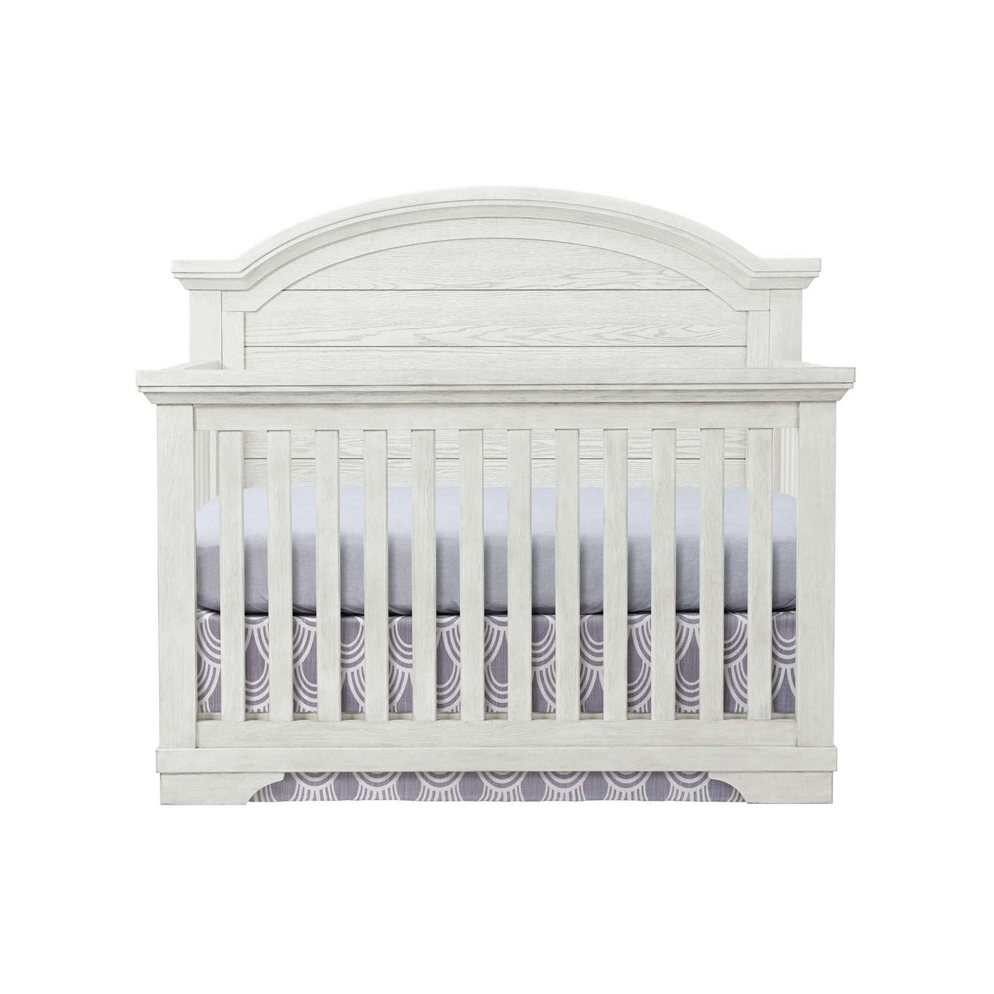 Foundry Arch Top Convertible Crib - White Dove