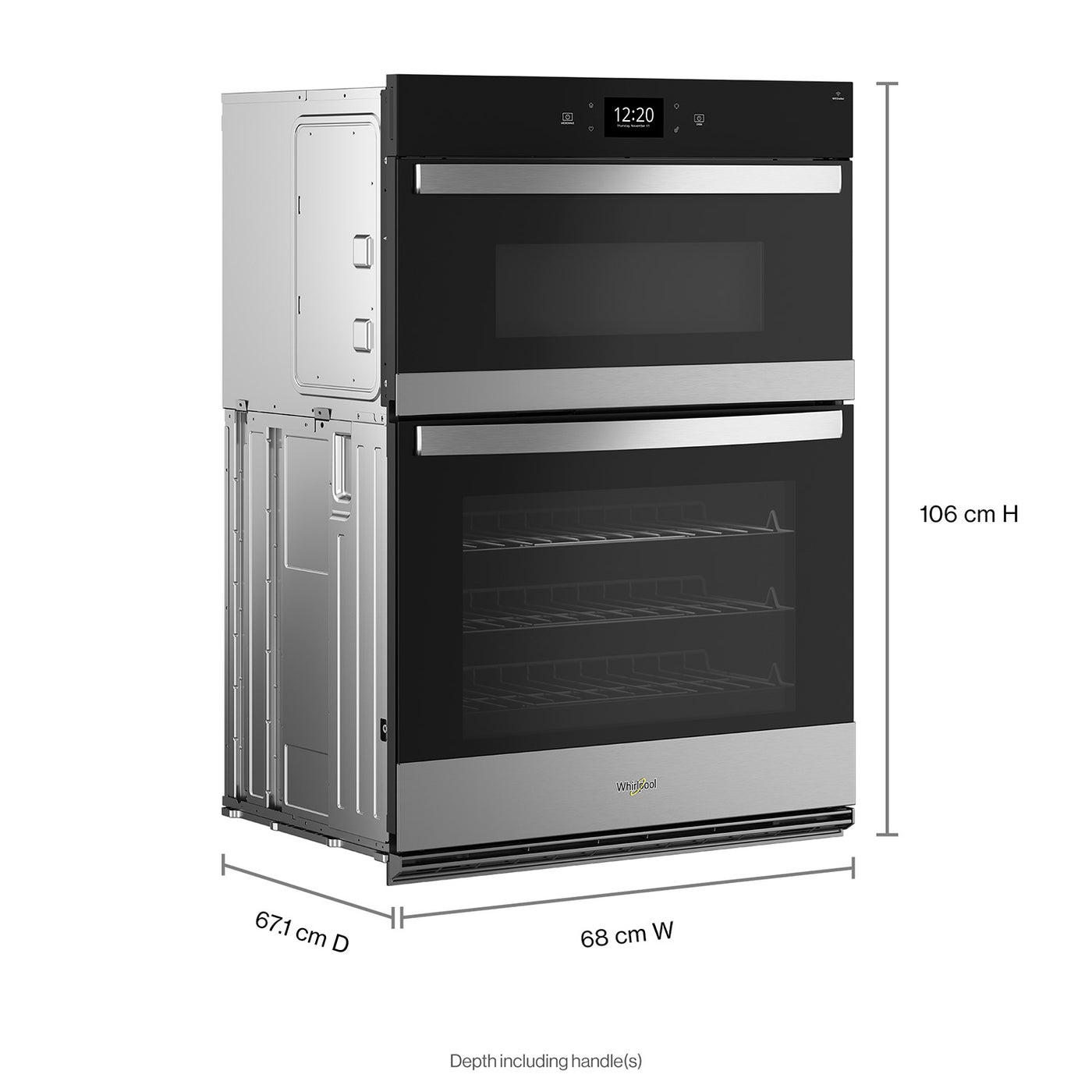 Whirlpool Fingerprint Resistant Stainless Steel Combi Wall Oven (5.7 Cu Ft) - WOEC7027PZ