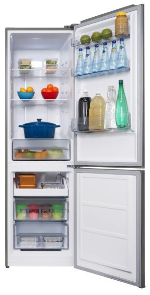 Danby Stainless Steel Compact Fridge Bottom Mount (10.0 Cu. Ft.) - DBMF100B1SLDB