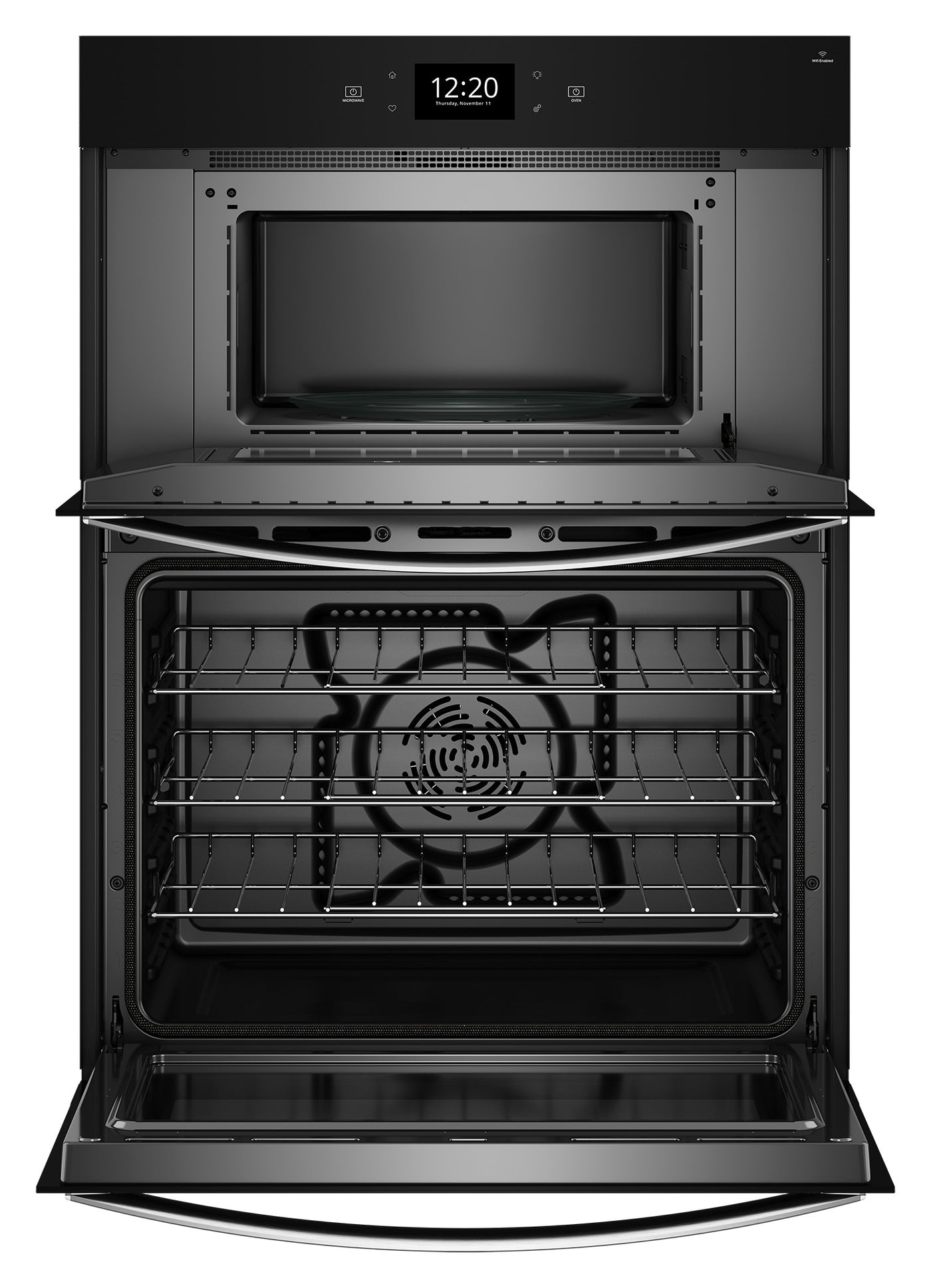 Whirlpool Fingerprint Resistant Stainless Steel Combi Wall Oven (5.7 Cu Ft) - WOEC7027PZ