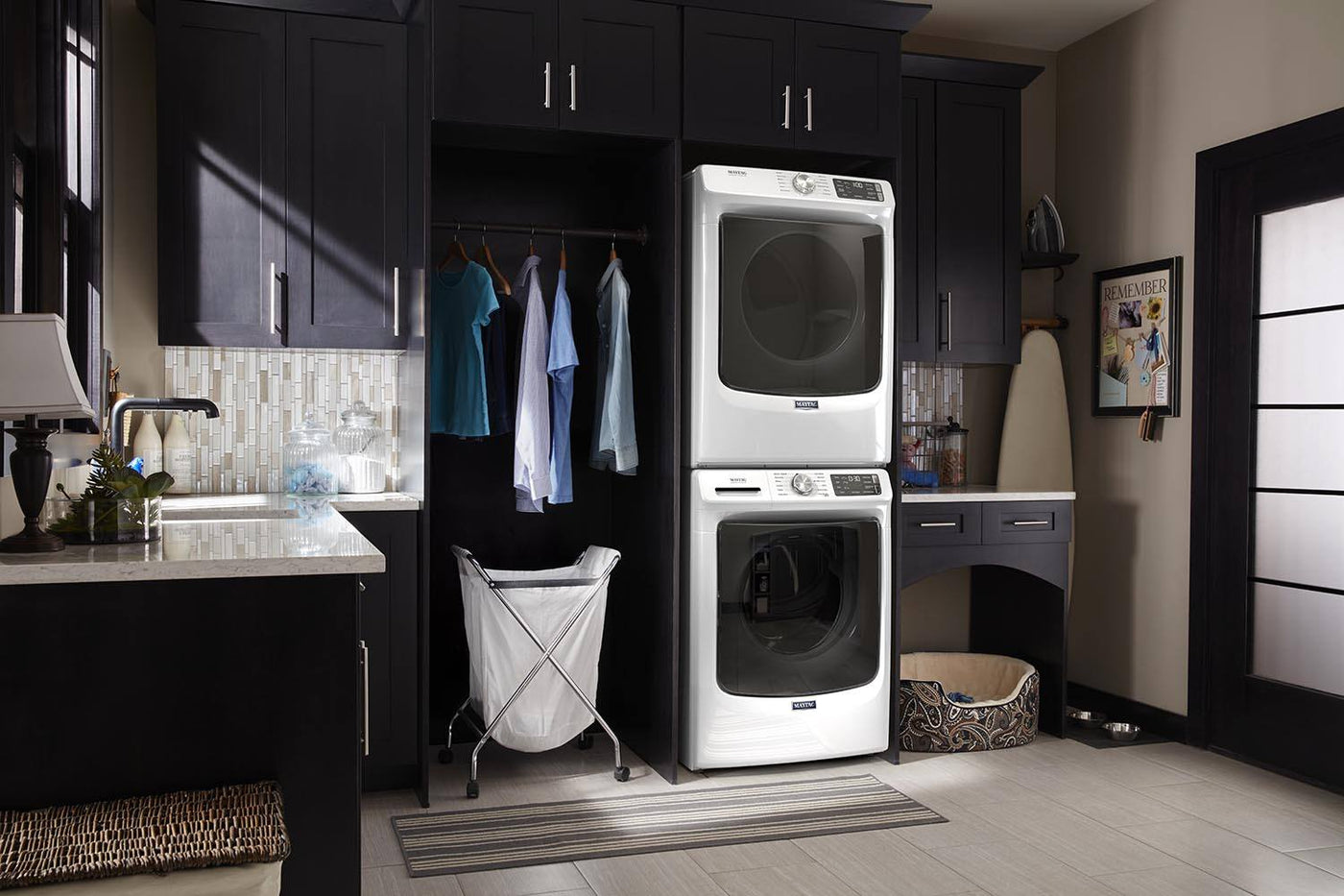 Maytag White Front-Load Washer (5.5 cu. ft.) & Electric Dryer (7.3 cu. ft.) - MHW6630HW/YMED6630HW