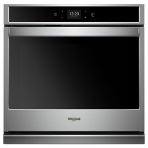 Whirlpool Stainless Steel Smart Electric Single Wall Oven (4.3 Cu. Ft.) - WOS51EC7HS