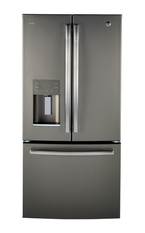 GE Profile Slate French Door Refrigerator (17.5 Cu. Ft.) - PYE18HMLKES