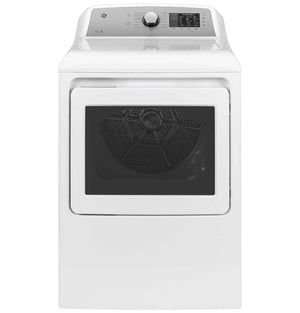 GE White Front Load-Matching Dryer (7.4 Cu.Ft.) - GTD72EBMNWS