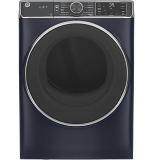 GE Sapphire Blue Smart Front Load Electric Dryer with Steam and Sanitize Cycle (7.8 Cu. Ft.) - GFD85ESMNRS