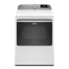 Maytag White Smart Gas Dryer (7.4 cu.ft.) - MGD6230HW