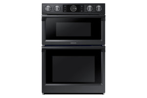 Samsung Black Stainless Steel 30" Wall Oven (5.1 Cu. Ft.) with Microwave (1.9 Cu. Ft.) - NQ70M7770DG/AA