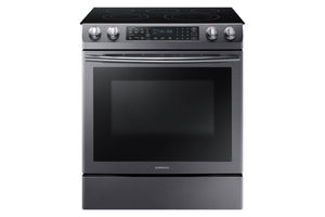 Samsung Black Stainless Steel Slide-in Electric Range (5.8 Cu. Ft.) - NE58R9430SG/AC