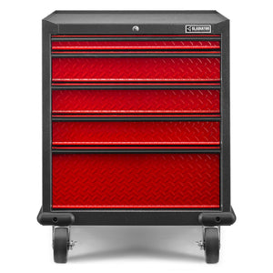 Gladiator Red Tread Premier Pre-Assembled GearDrawer - GAGD275DLR