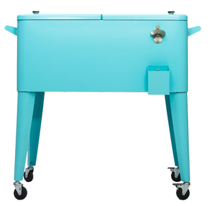 Permasteel 80QT Patio Cooler - Turquoise