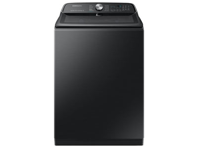Samsung Black Stainless Top-Load Washer with SuperSpeed (6.0 cu. ft.) - WA52B7650AV/AC