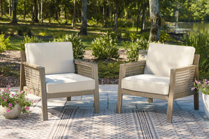 Barn Cove Outdoor Lounge Chairs (Set of 2)