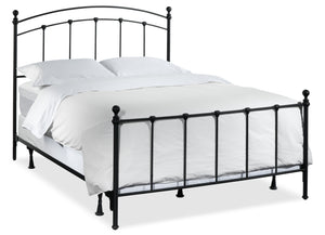 Sanford 3-Piece Queen Bed - Matte Black