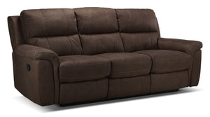 Roarke Reclining Sofa - Walnut