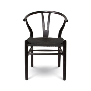 Jessbul Wishbone Dining Chair - Matte Black