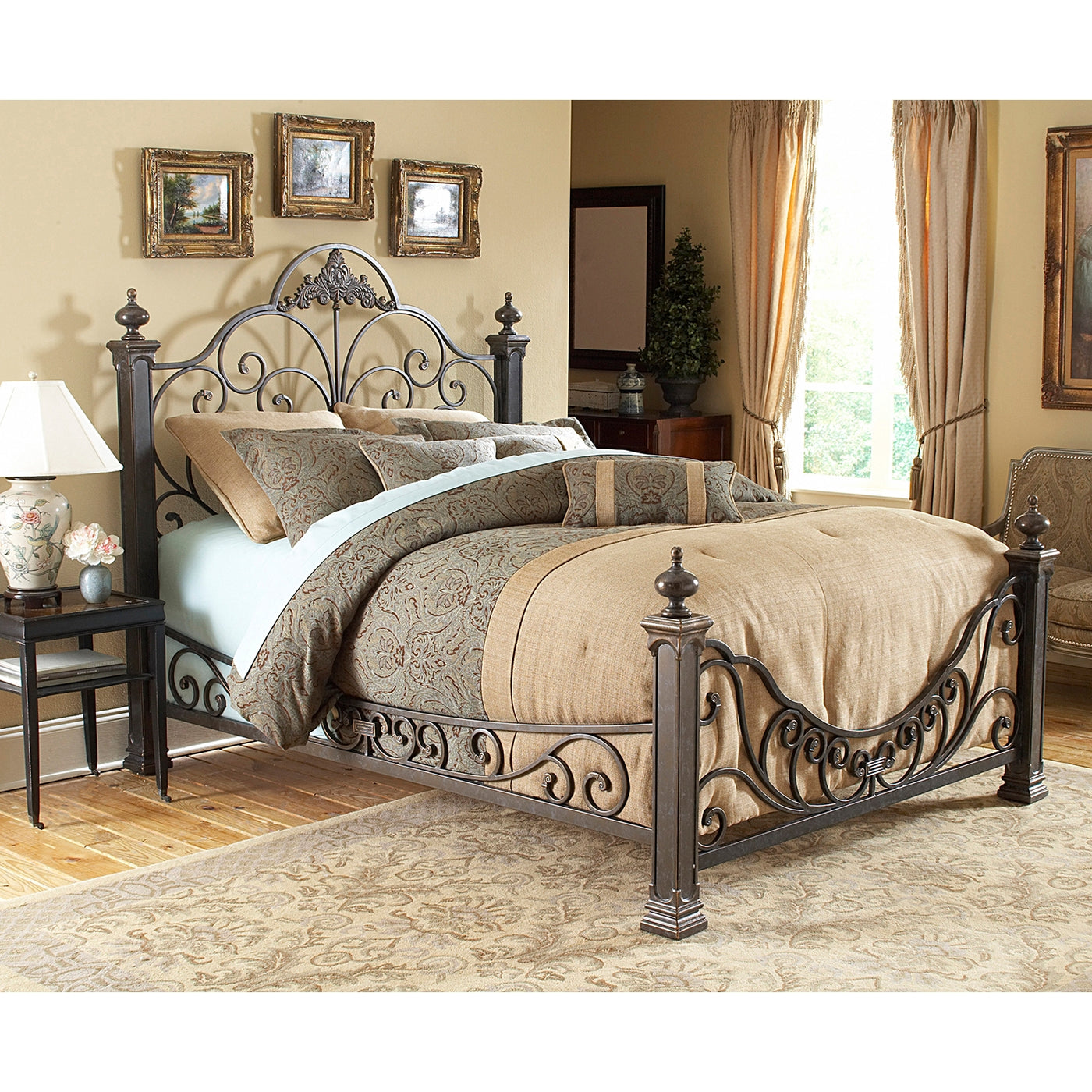 Talon 3-Piece King Bed - Gilded Slate