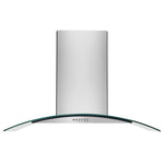 Frigidaire Stainless Steel and Glass 30" 400 CFM Canopy Wall-Mount Range Hood - FHWC3060LS