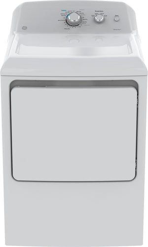 GE White Electric Dryer (7.2 Cu. Ft.) - GTD40EBMKWW