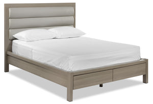 Bay Hill 3-Piece King Storage Bed - Grey