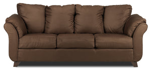 Collier Sofa and Chair Set - Chocolate