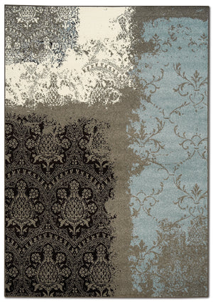 Aldridge 8' x 11' Area Rug - Blue and Brown