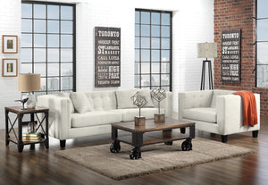 Astin Sofa and Chair and a Half Set - Wheat