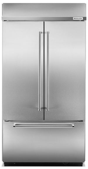 KitchenAid Stainless Steel French Door Refrigerator (24.2 Cu. Ft.) - KBFN502ESS