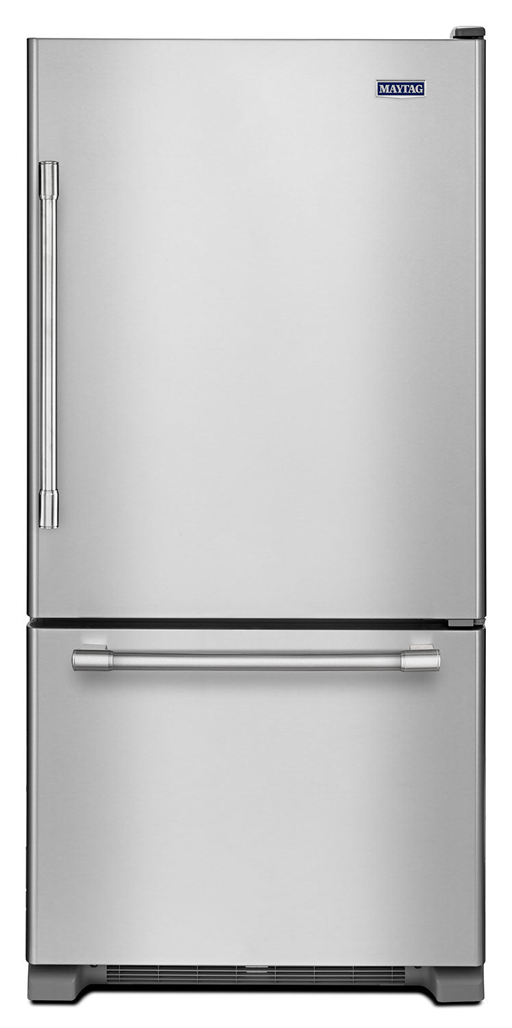 Maytag Fingerprint-Resistant Stainless Steel Bottom-Freezer Refrigerator (18.6 Cu. Ft.) - MBR1957FEZ